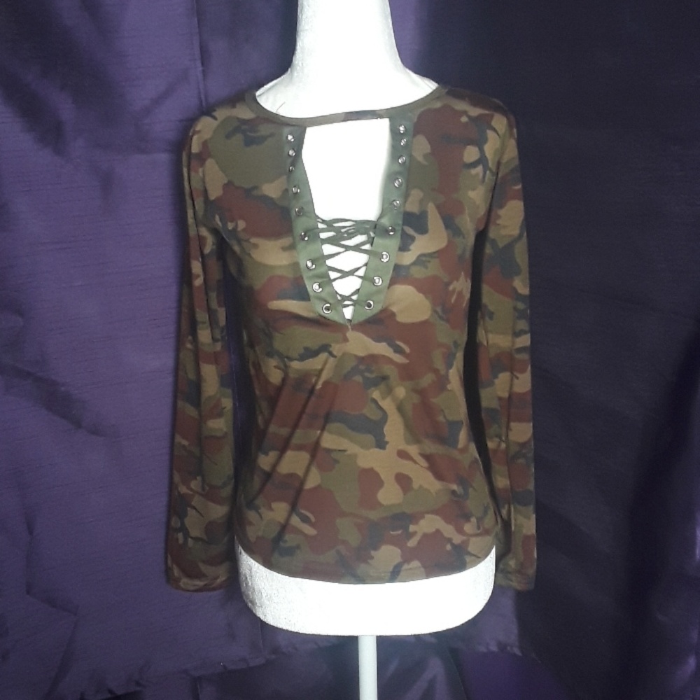 Long sleeve camo shirt